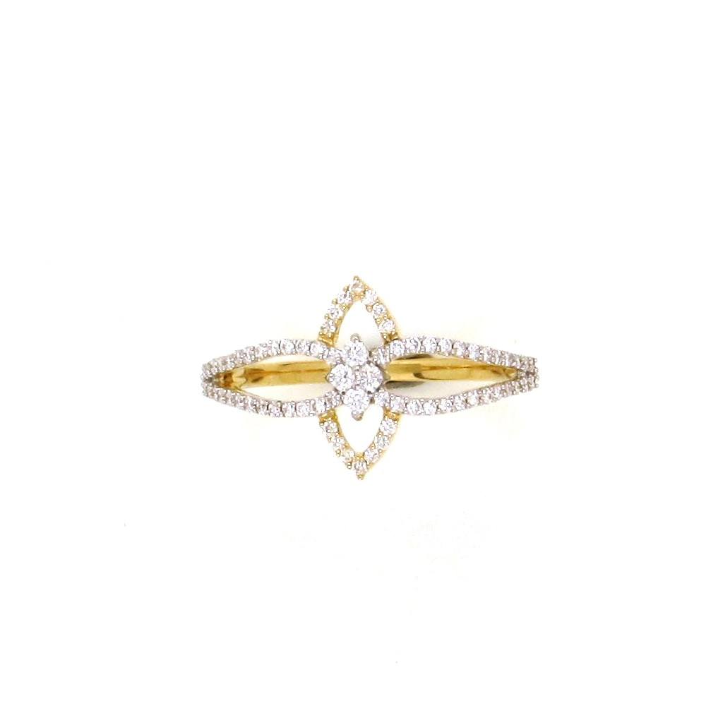 Split Shank Butterfly Diamond Ring