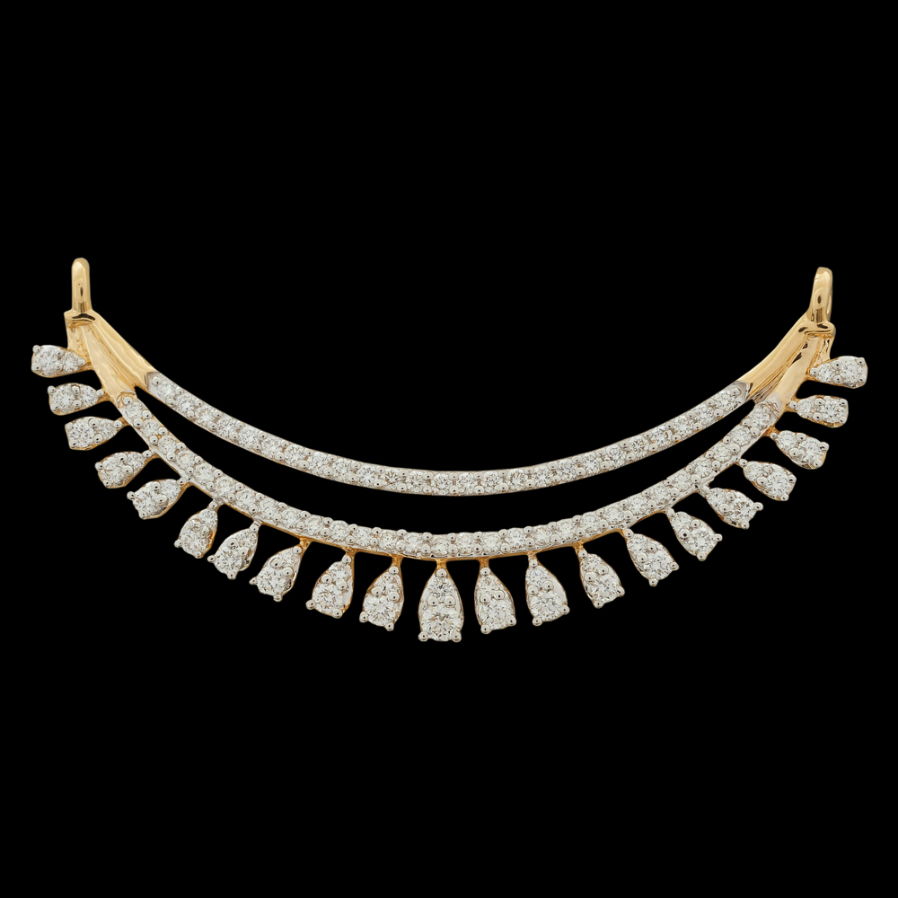 Vajram and Bangaram (Diamond and Gold) Pendant