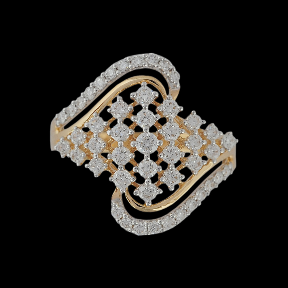 18K Gold and EVVS Diamond Ring