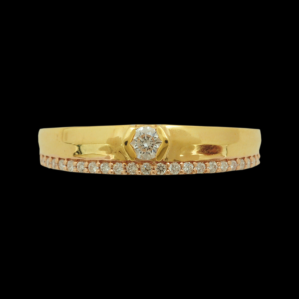 Gold and Diamond Ring/Wedding Band