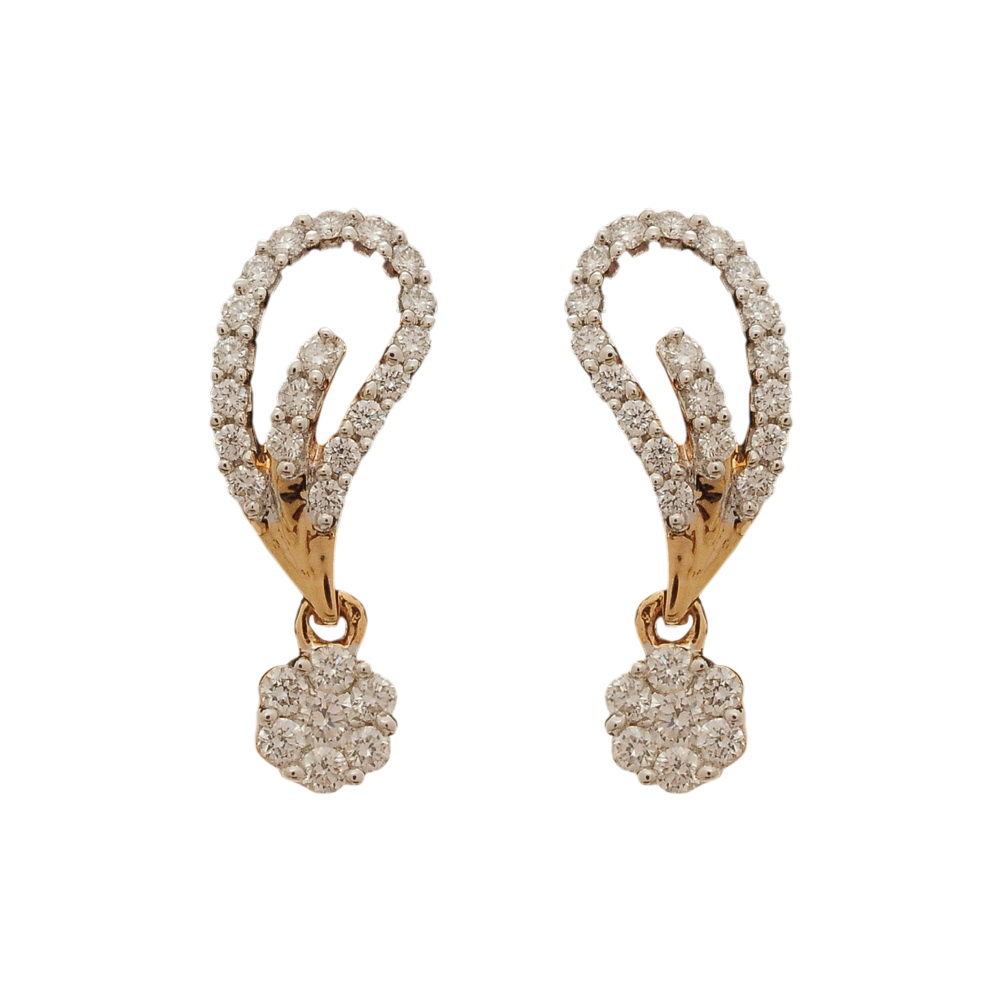 Pear-shaped Diamond Earrings And Pendant Set
