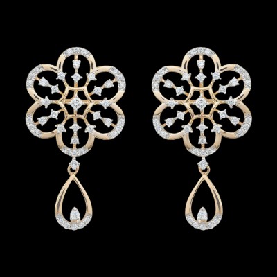 classic diamond earrings